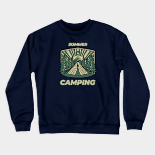 Summer Camping Crewneck Sweatshirt